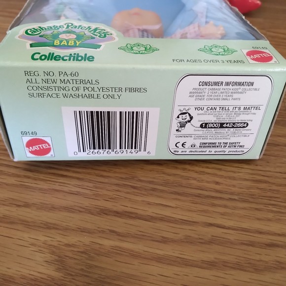 Vtg Rare FEB 30 Mattel Cabbage Patch Kids Baby Doll - 1995 Rachelle Erica - Picture 14 of 14